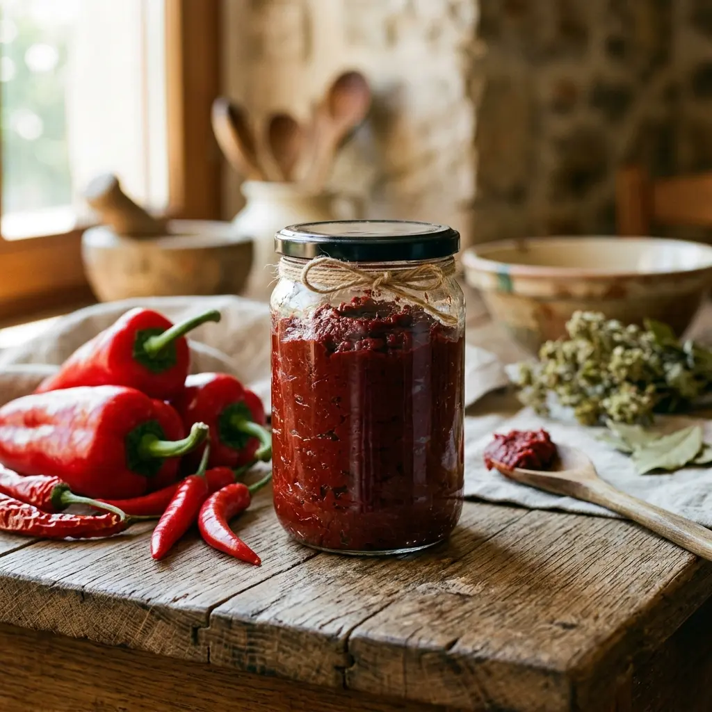 Biber Salçası - Taze Doğal Köy Ürünleri