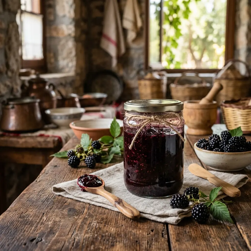 Böğürtlen Reçeli - Taze Doğal Köy Ürünleri