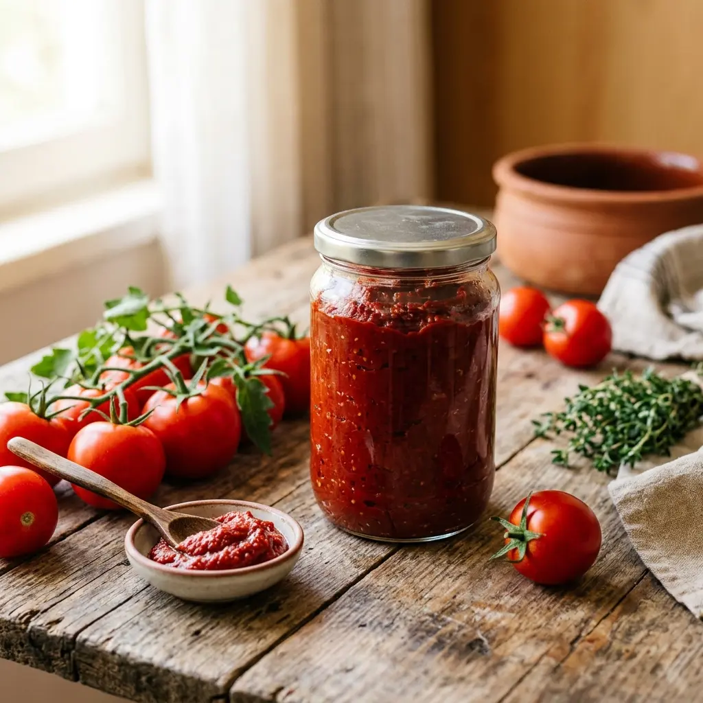 Domates Salçası - Taze Doğal Köy Ürünleri