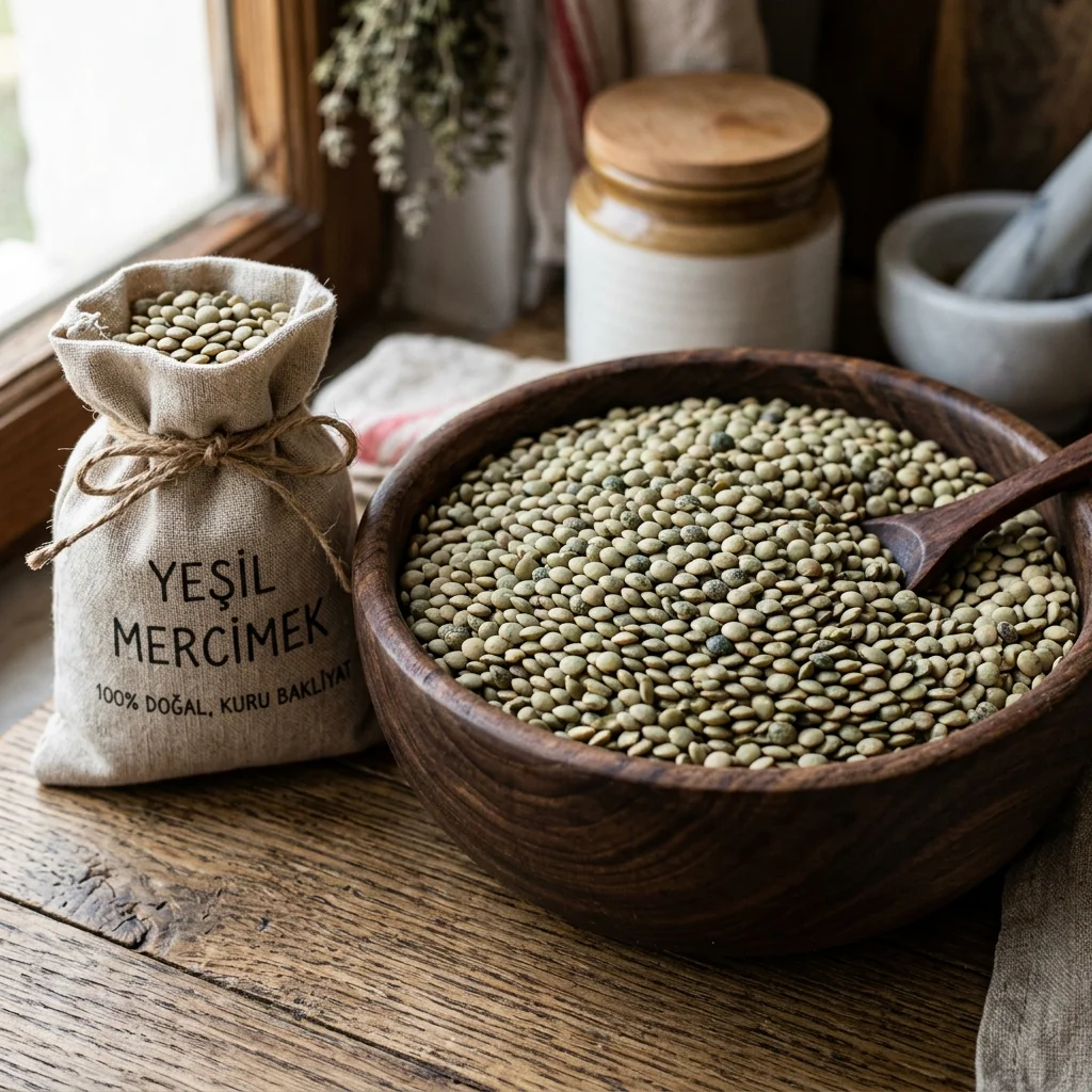 Yeşil Mercimek - Taze Doğal Köy Ürünleri
